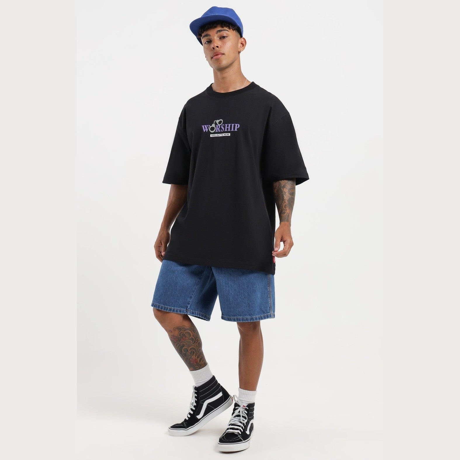 Worship Probation Tee - Black