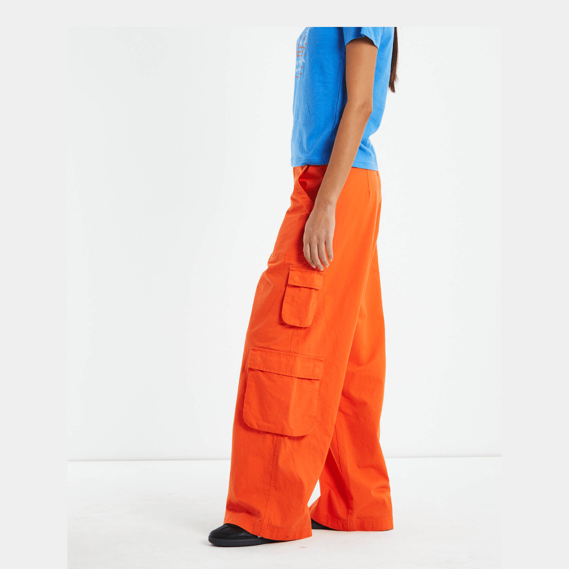 Misfit water pipe cargo pant- sherbert