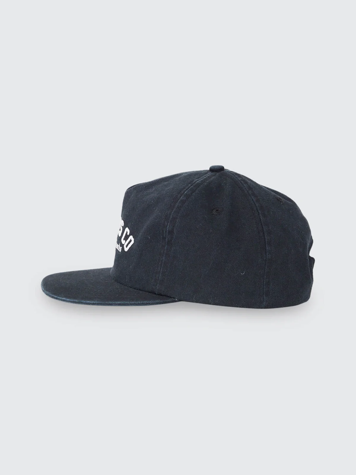 THRILLS Hard Knocks College 5 Panel Cap - Black