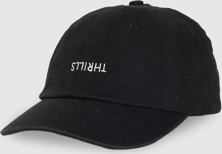 THRILLS Minimal thrills 6 panel cap -  black