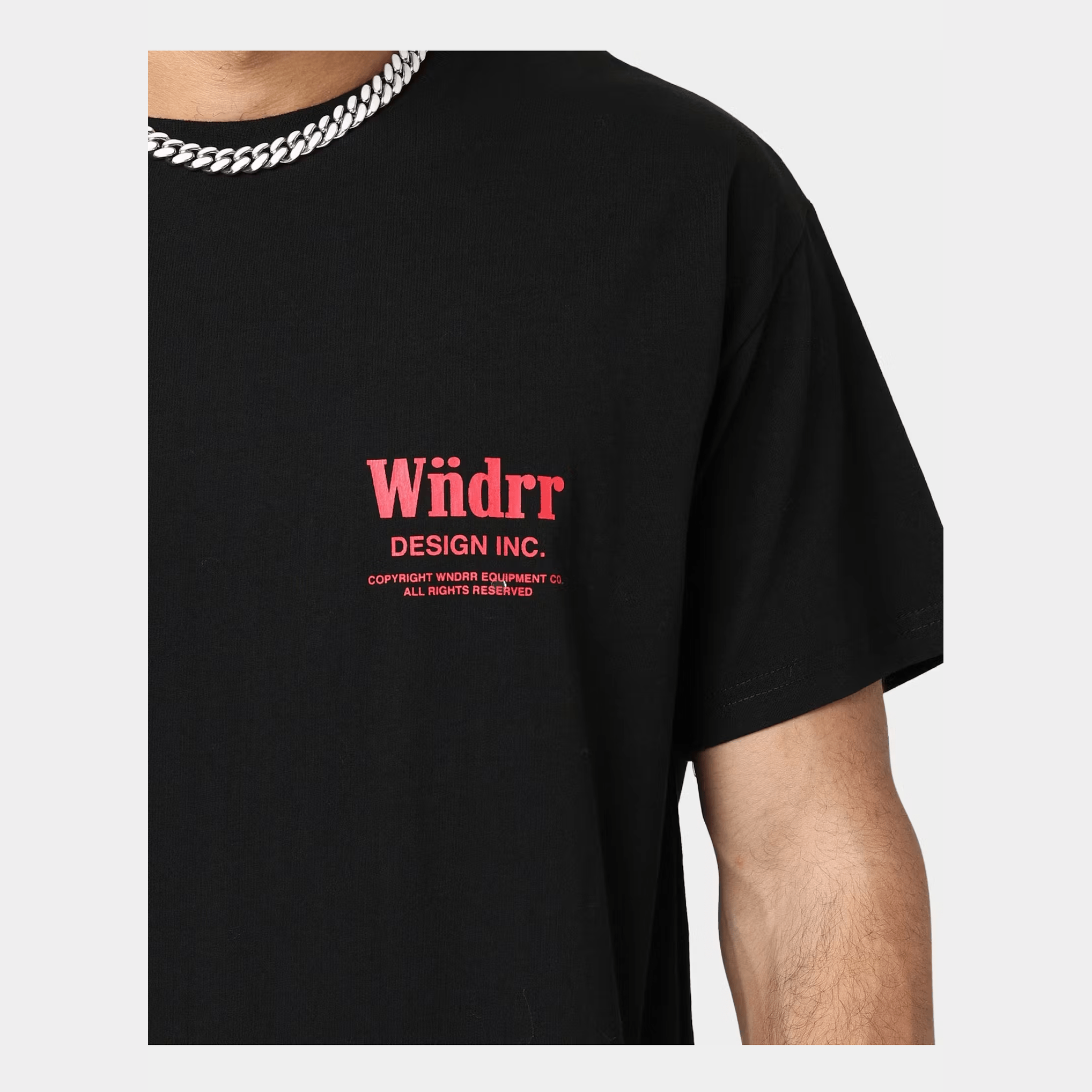 Wndrr durant custom fit tee - black