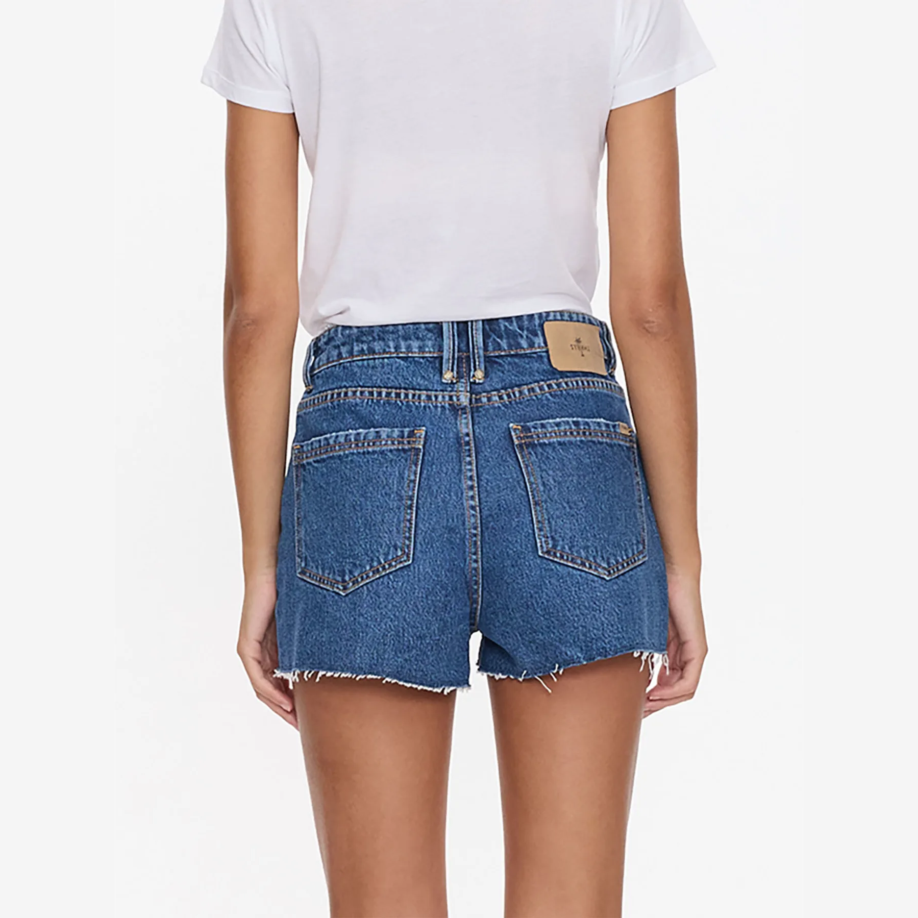 THRILLS Sadie High Rise Micro Short - Deep Vintage Blue