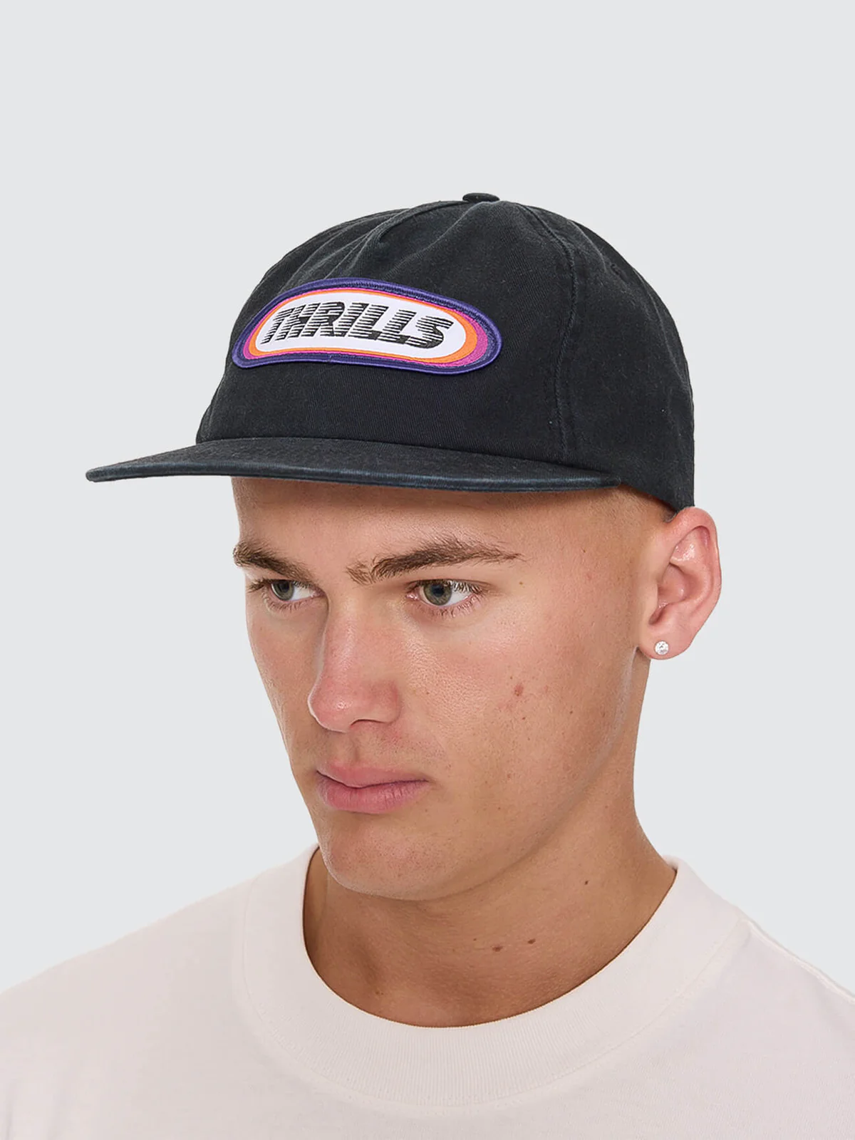 THRILLS Built To Win 5 Panel Cap - Black