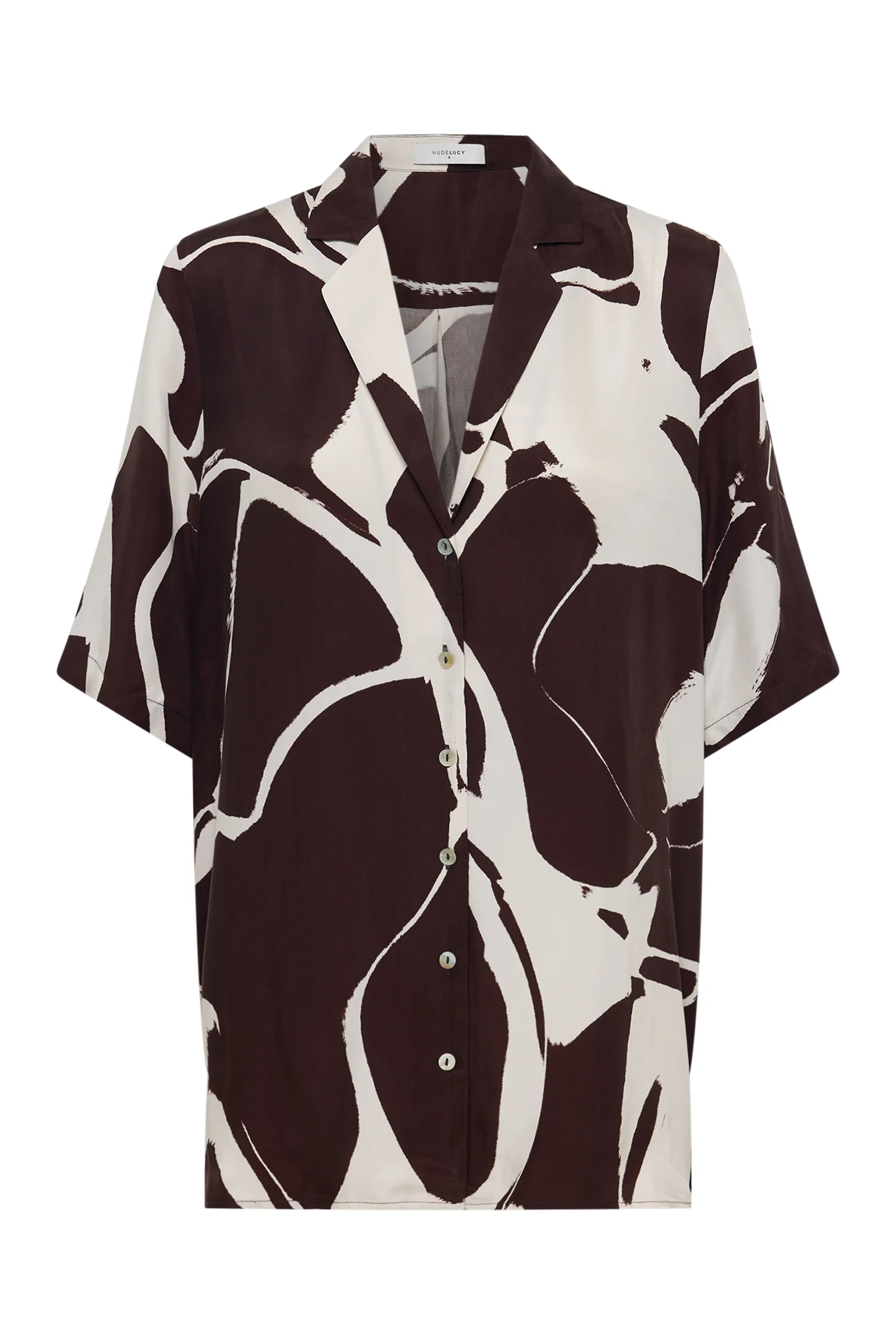 NUDE LUCY Ombra cupro shirt