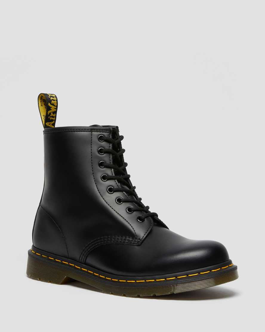 DR MARTENS 1460 8 eye boot - Black smooth