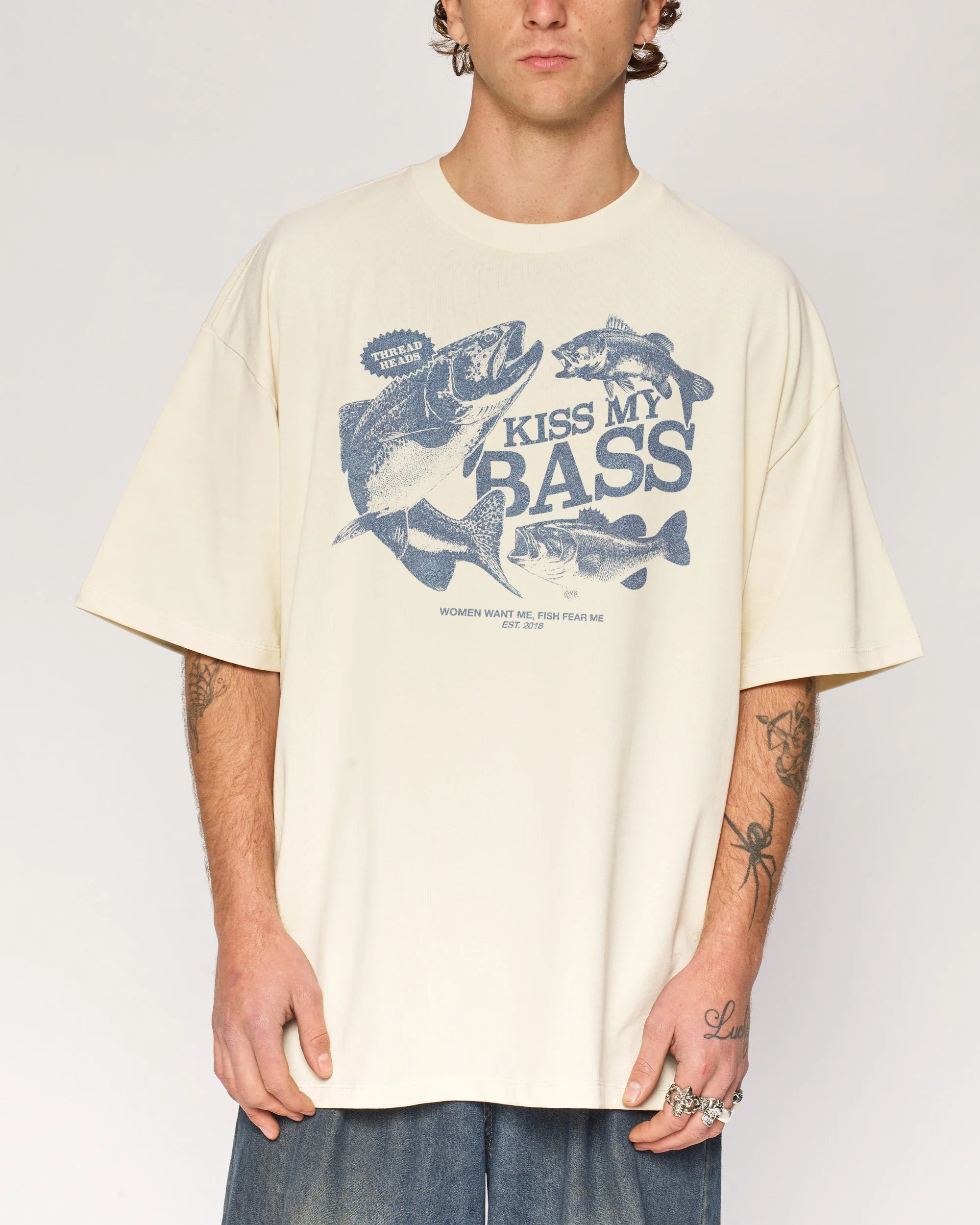 Threadheads Originals Kiss My Bass Oversized Tee