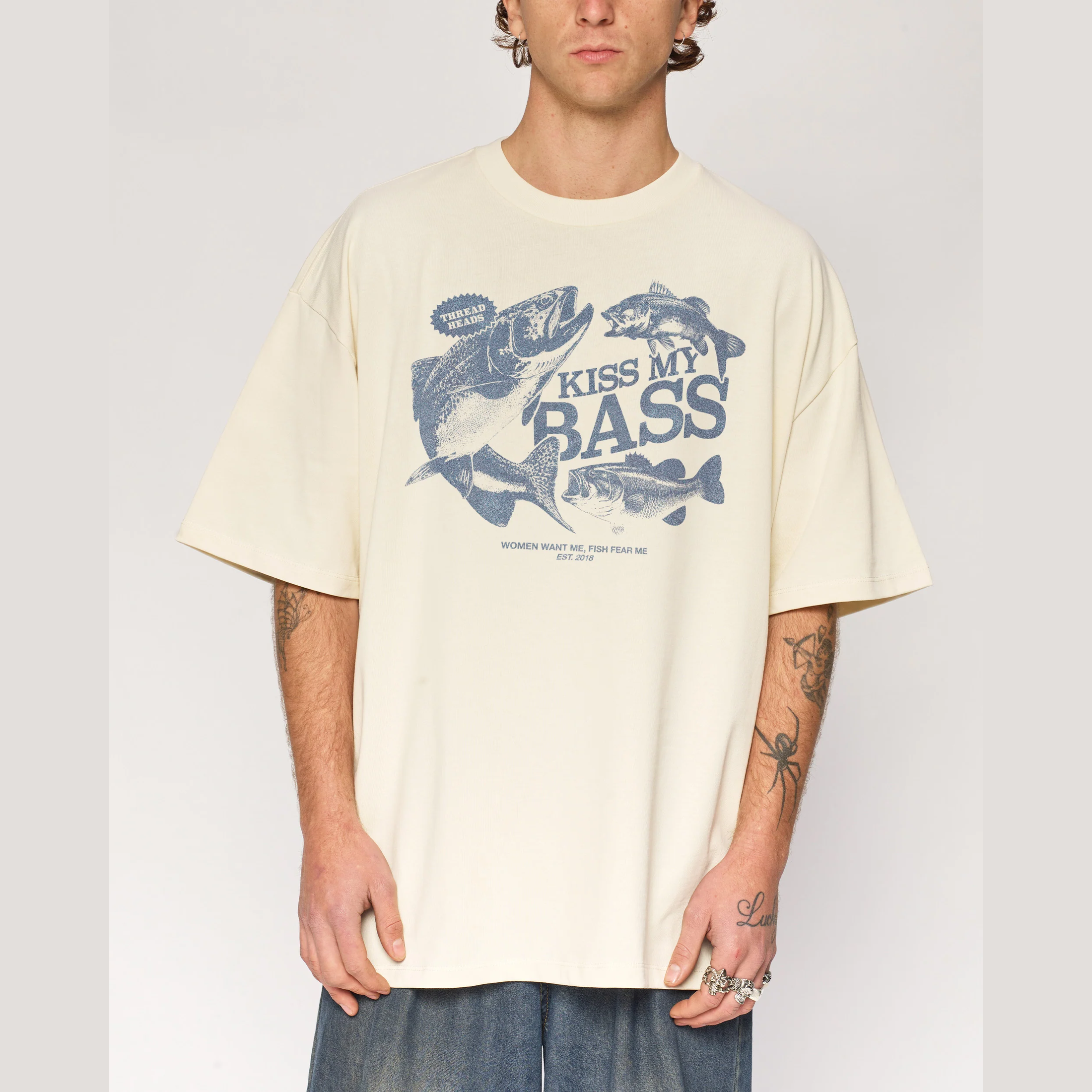 Threadheads Originals Kiss My Bass Oversized Tee