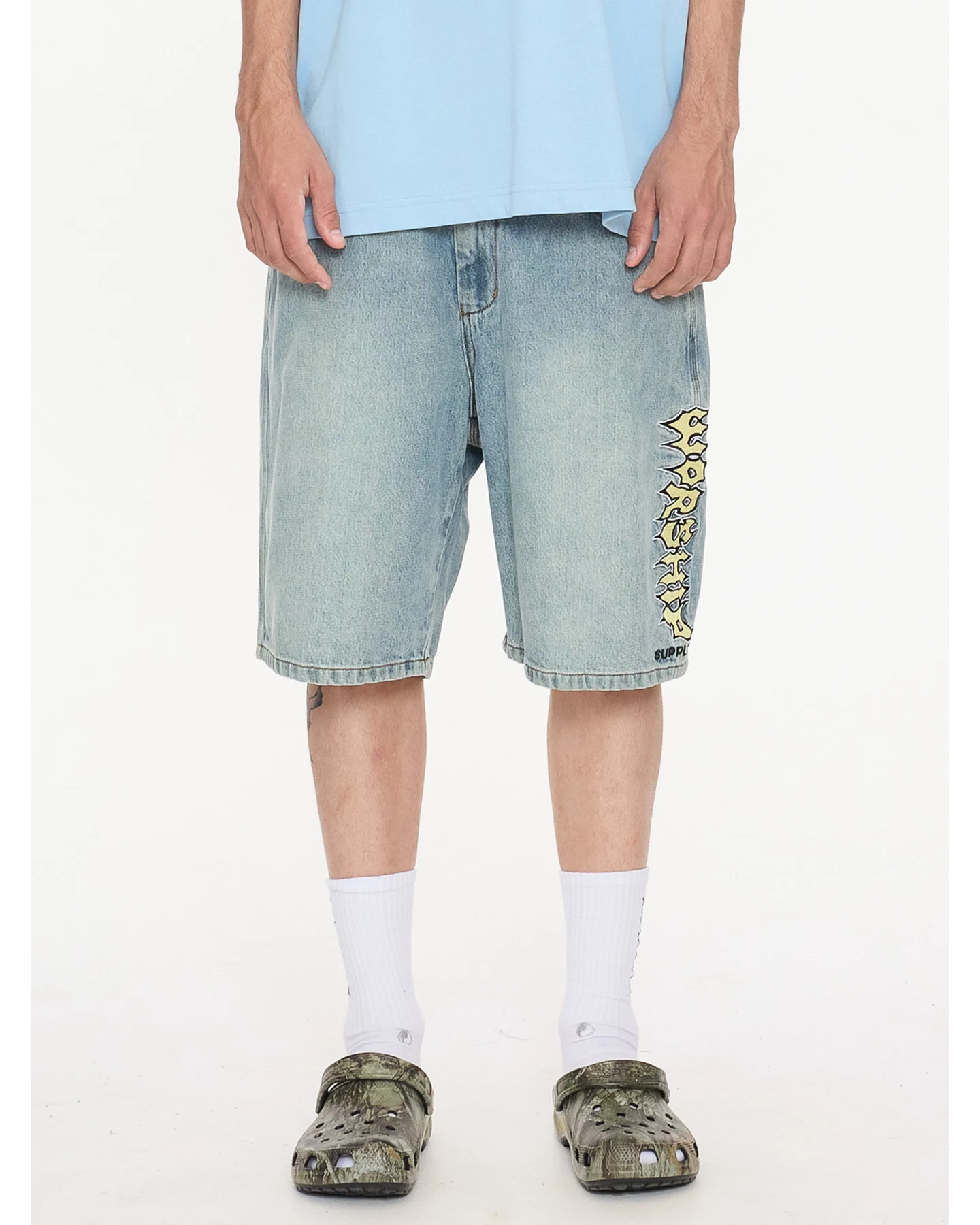 WORSHIP Dreamers Big Dawg Jean Short - Light N Dirty