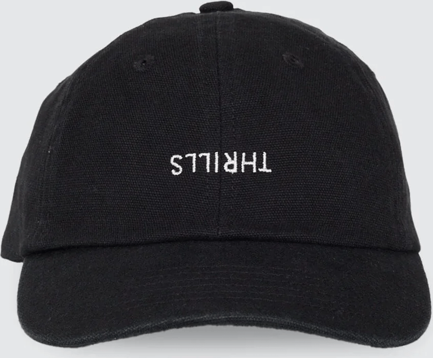 THRILLS Minimal thrills 6 panel cap -  black
