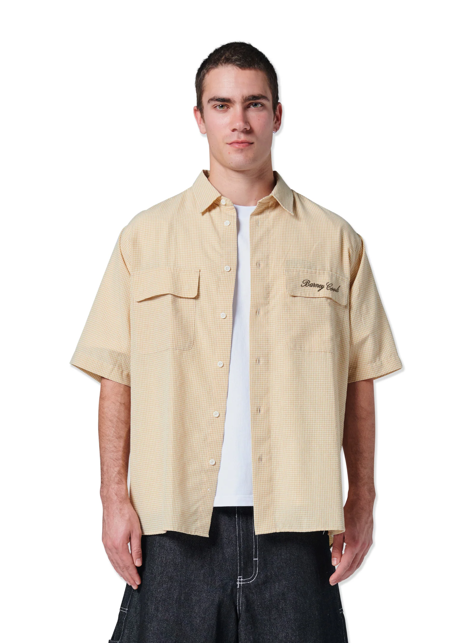 BARNEY COOLS DTD Shirt Beige