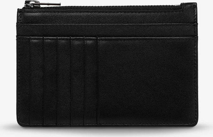 STATUS ANXIETY Gone Again Wallet - Black Nappa
