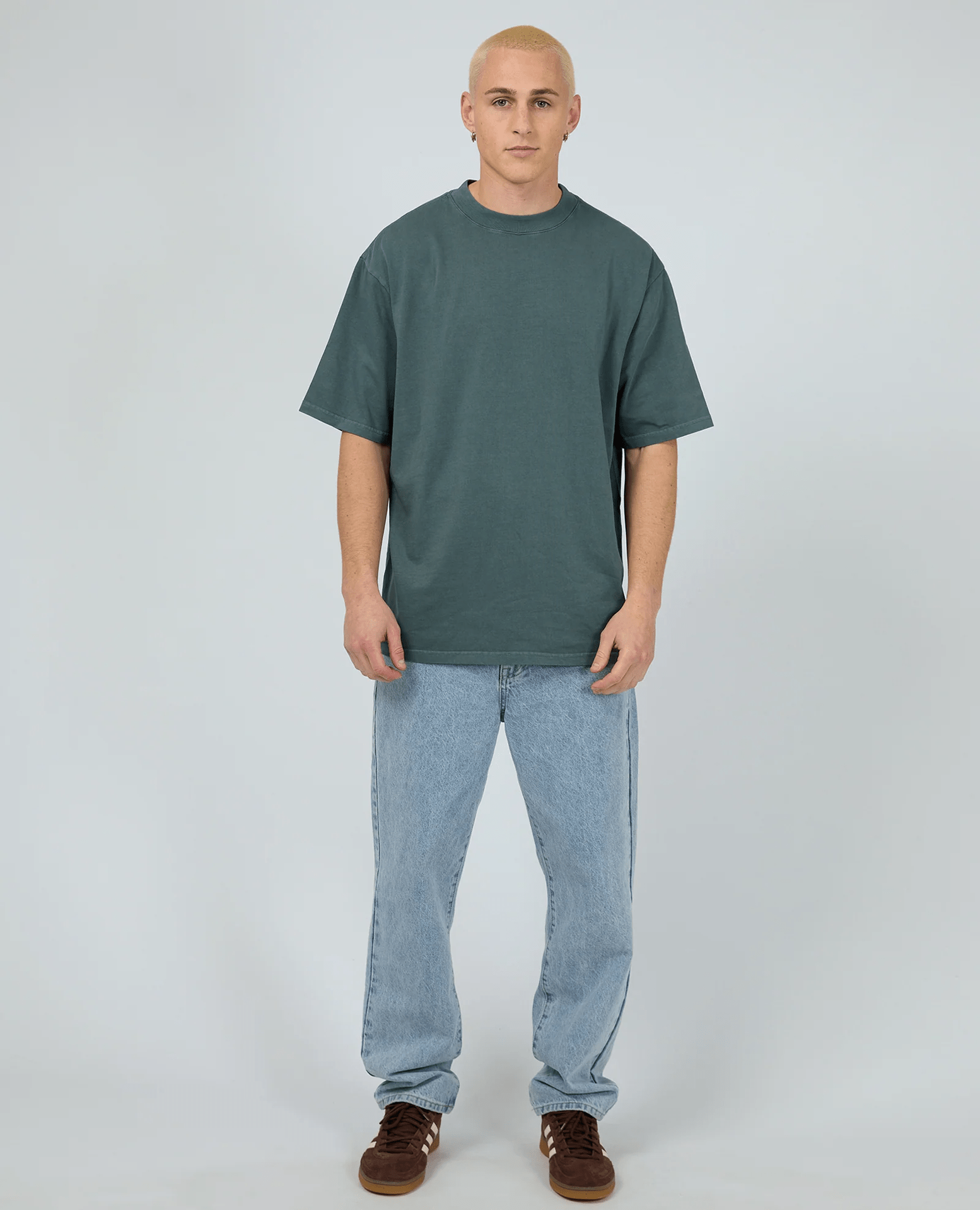 SILENT THEORY Heavy weight tee - Blue