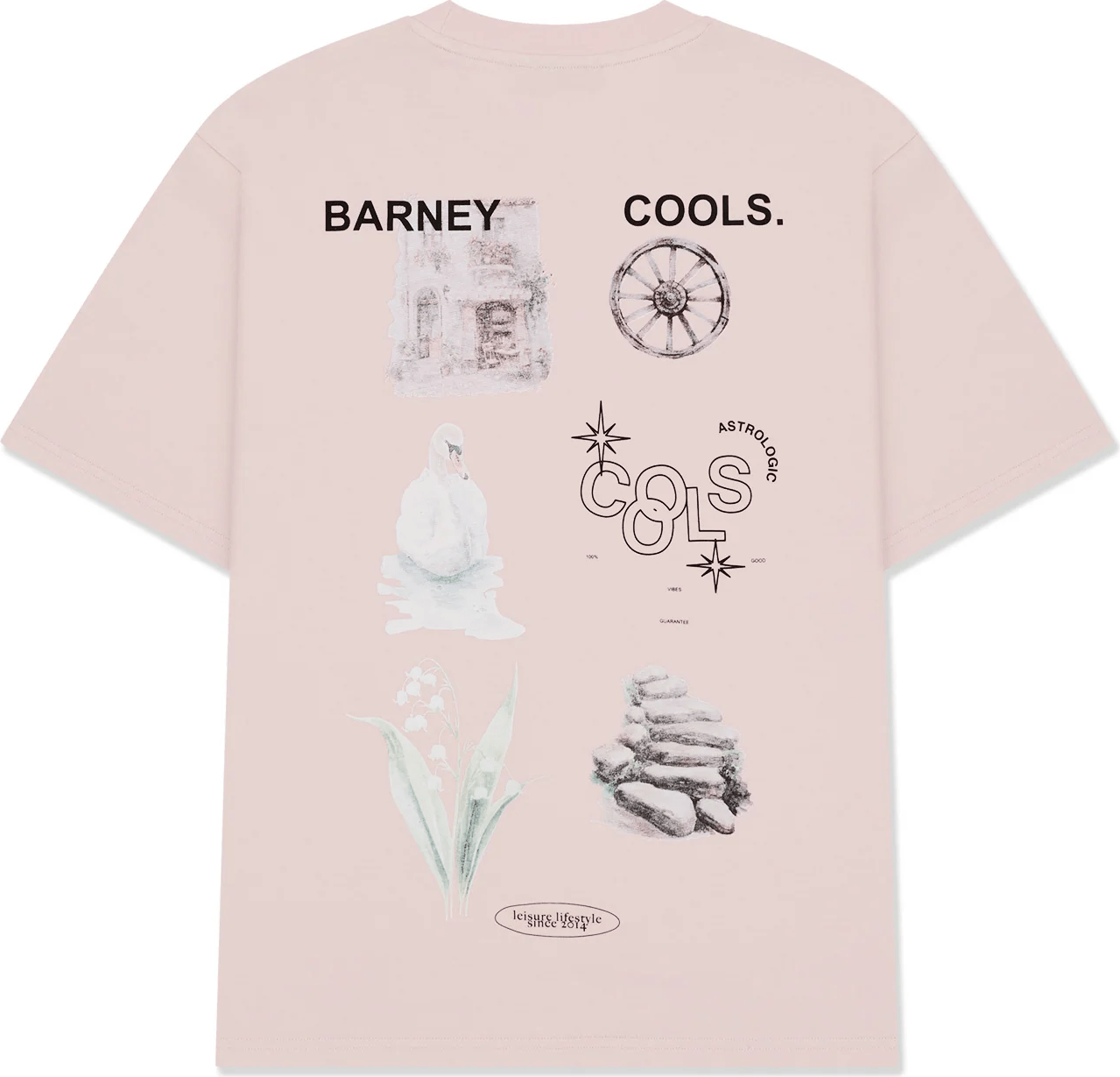 BARNEY COOLS Terrace T-shirt Faded Pink