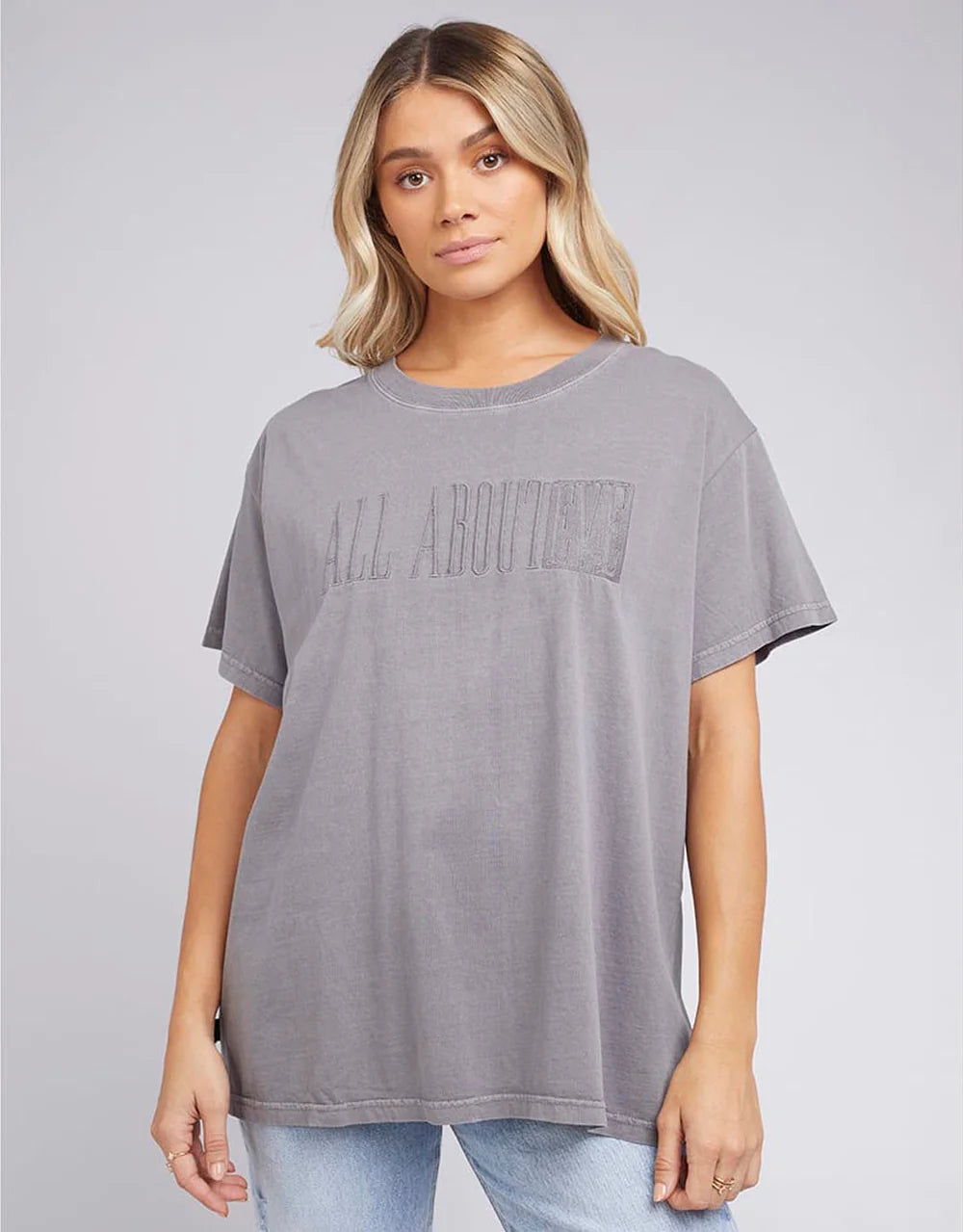 All about eve heritage tee - charcoal