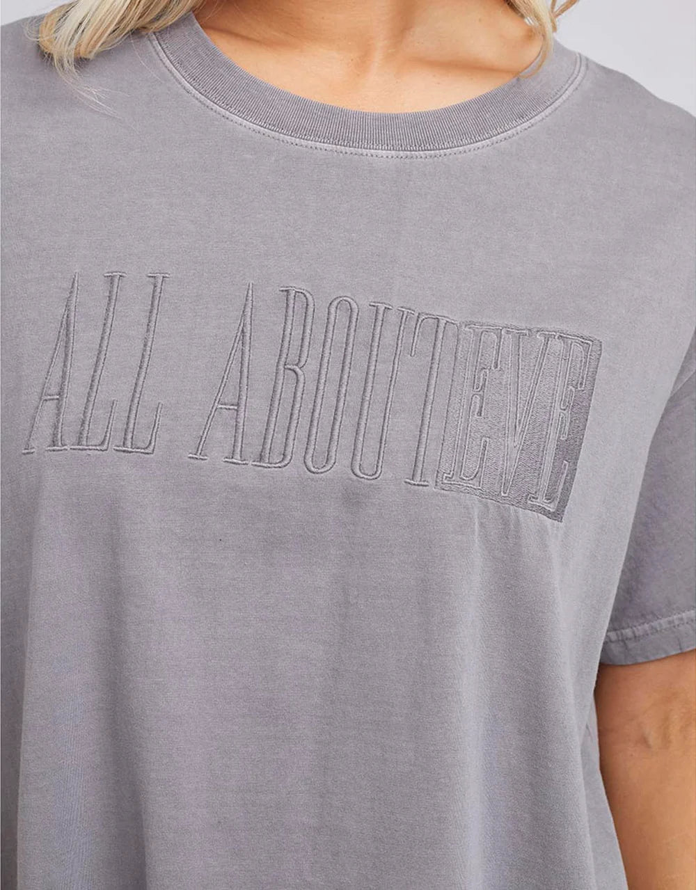 All about eve heritage tee - charcoal