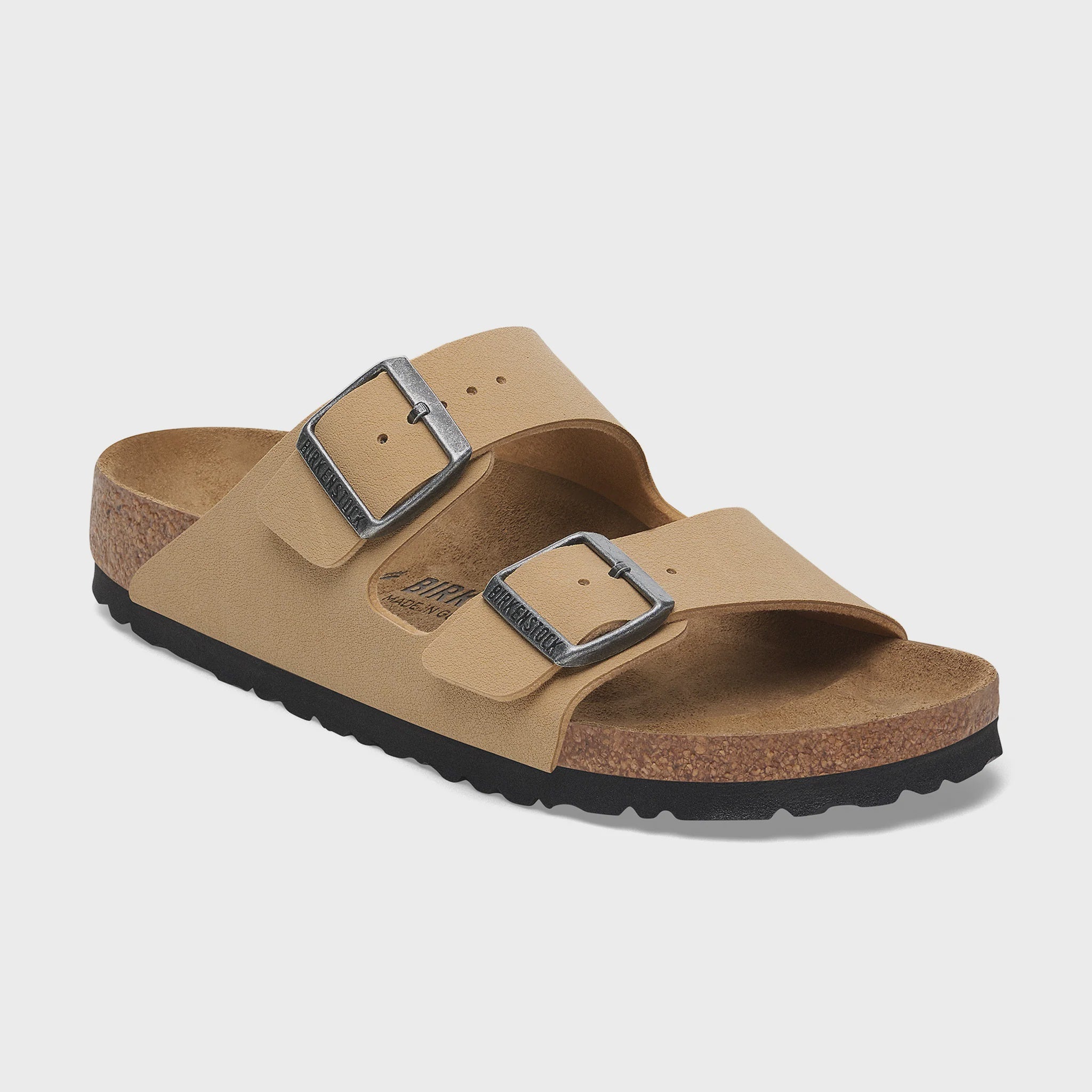 BIRKENSTOCK Arizona latte cream birkibuc regular