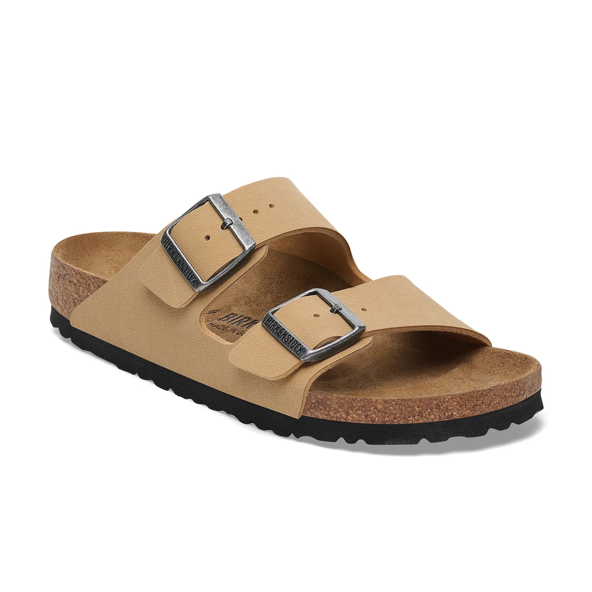 BIRKENSTOCK Arizona latte cream birkibuc regular