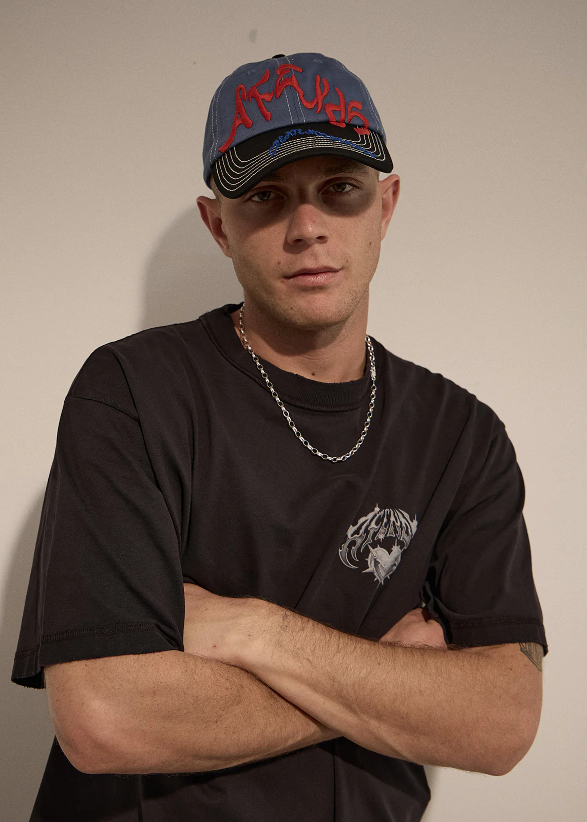 AFENDS Consider six panel cap - Slate blue