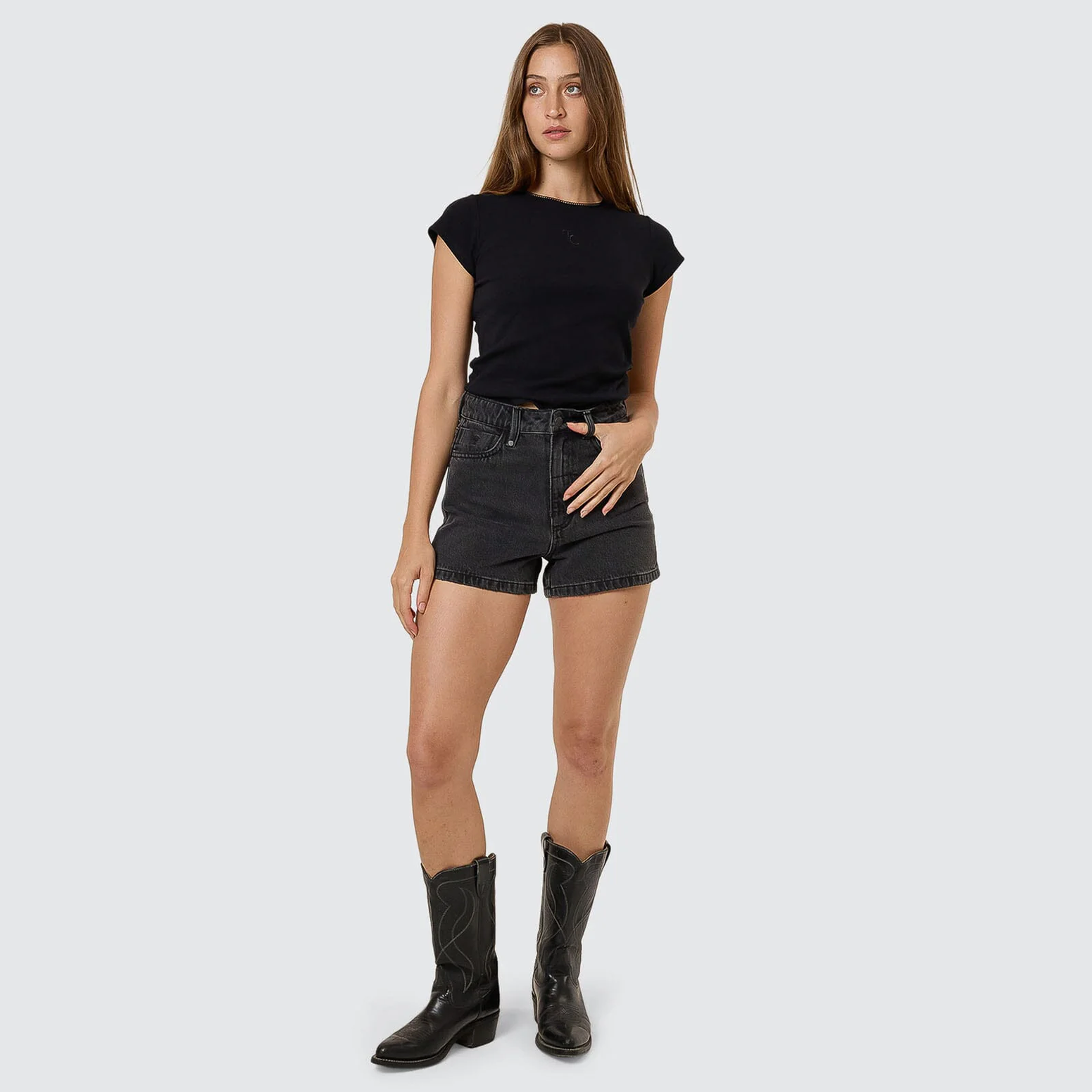 THRILLS Erica short - Ash black