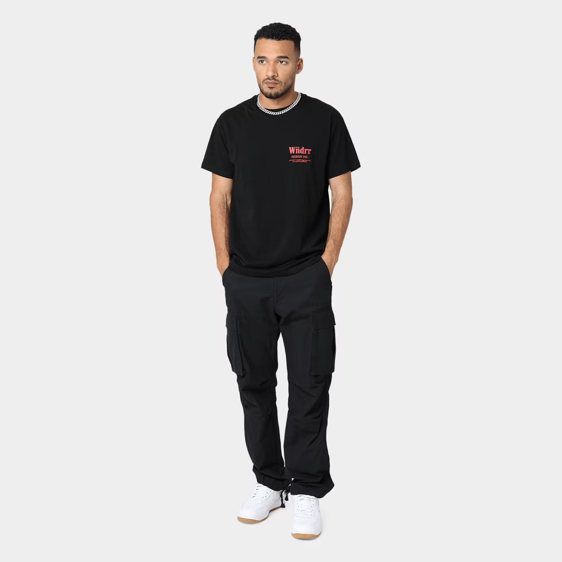 Wndrr durant custom fit tee - black