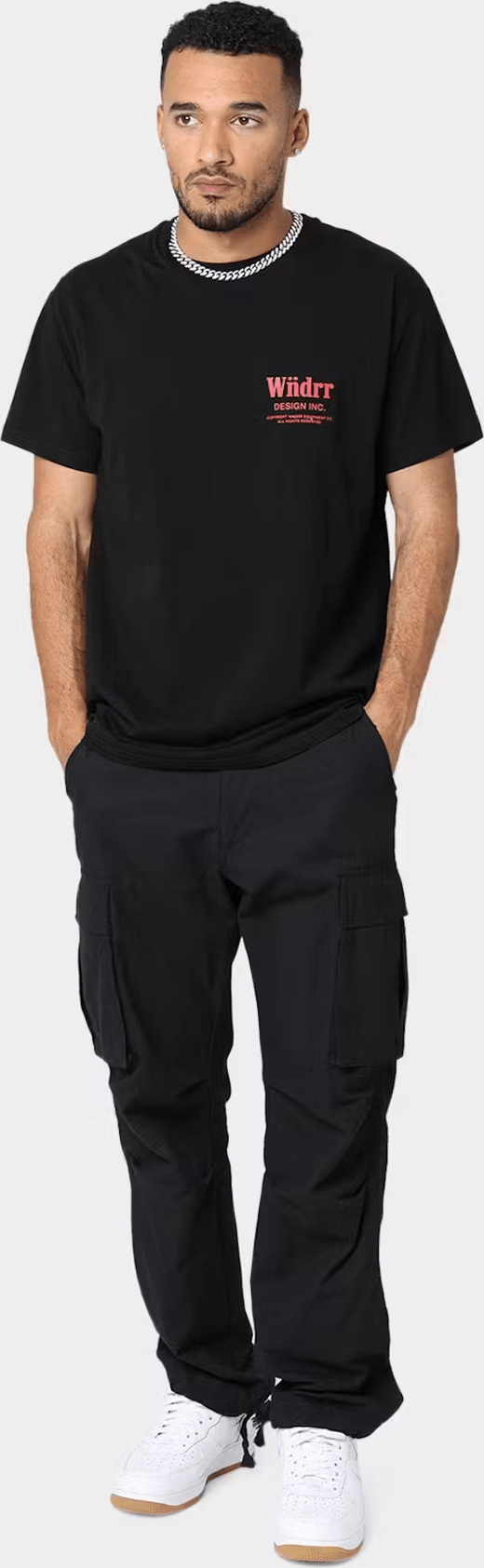 Wndrr durant custom fit tee - black
