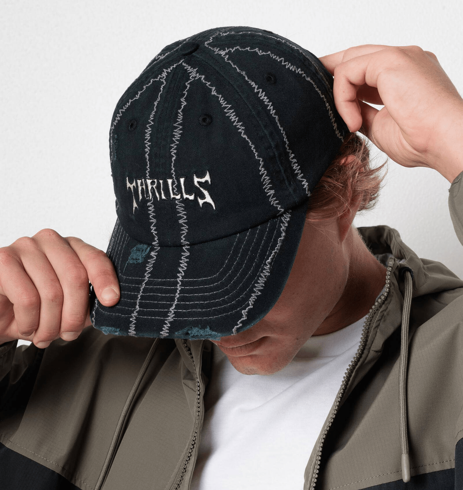 THRILLS Stagger 6 Panel Cap - Black