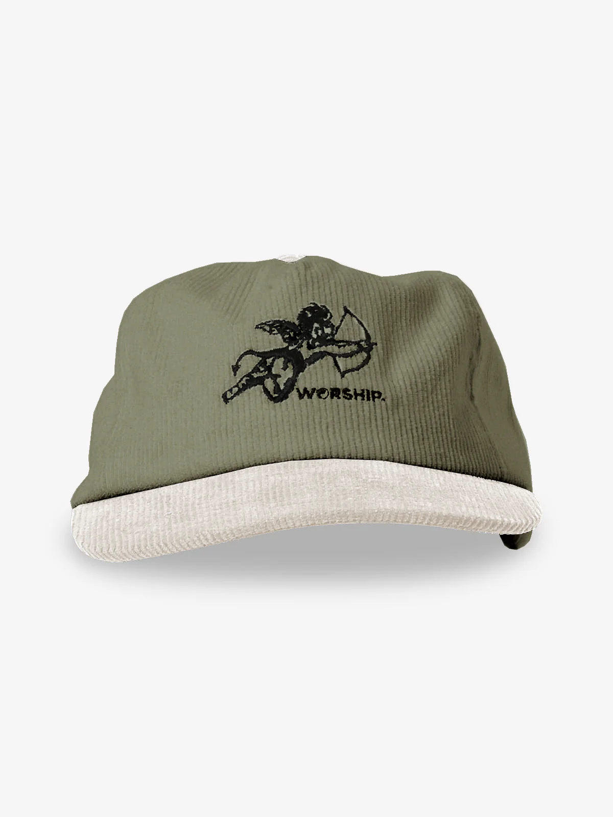 WORSHIP Cherub Cord Hat - Kelp