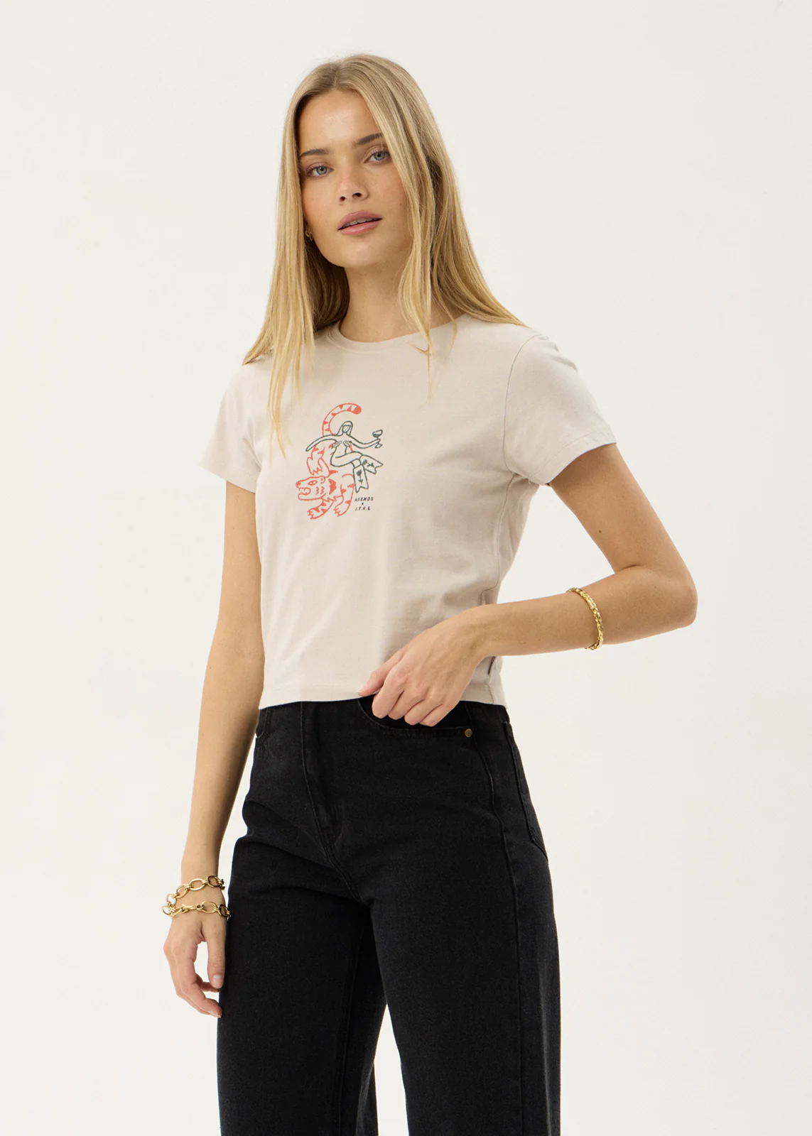 AFENDS Subliminal baby tee - Moonbeam