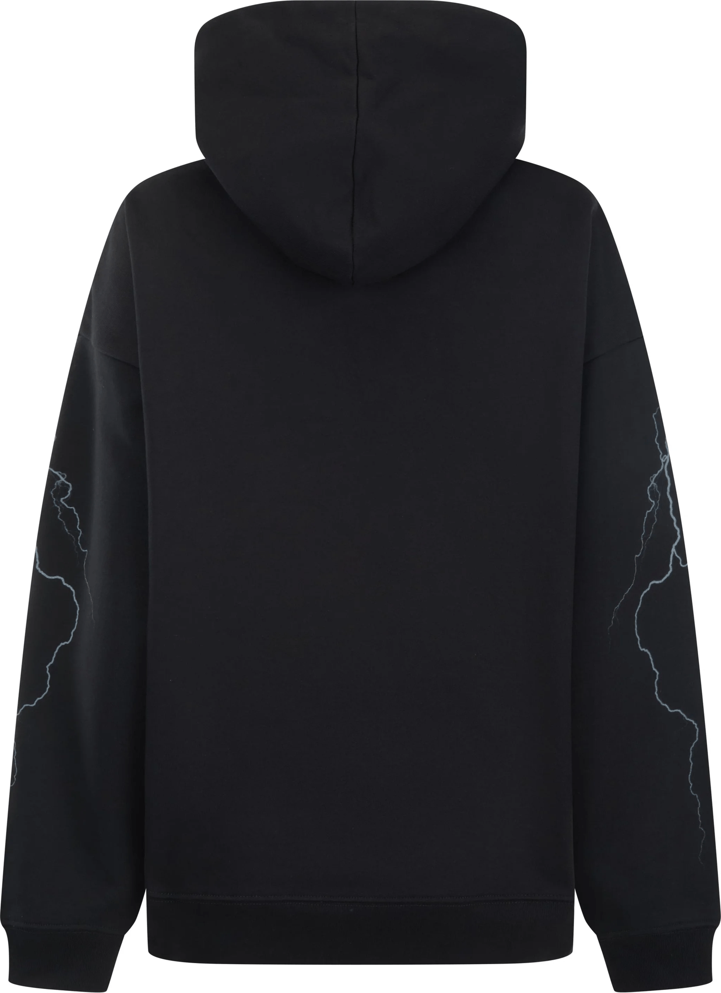 SEA STREET Metallic driver oversized hoody - Washed black