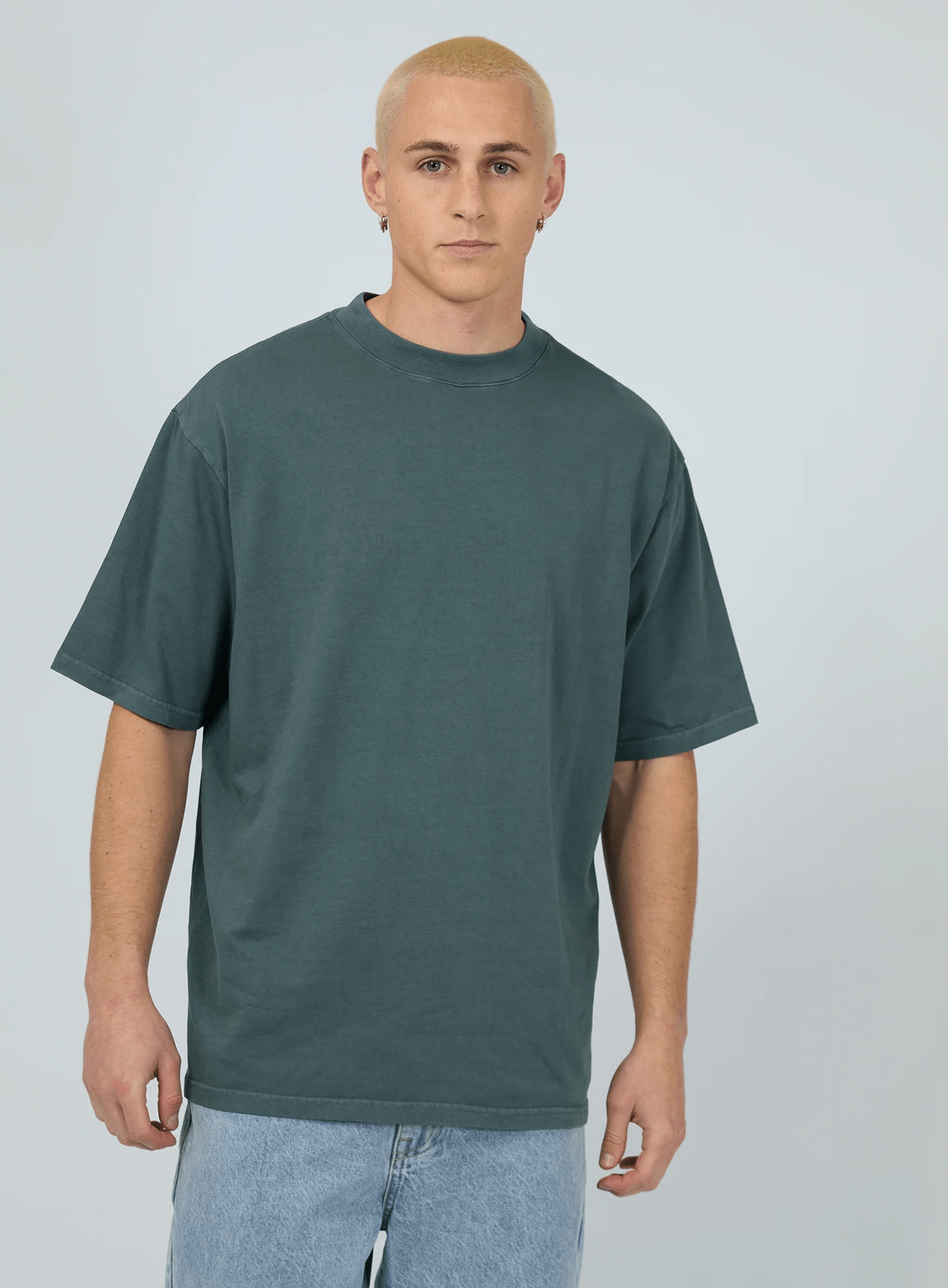 SILENT THEORY Heavy weight tee - Blue