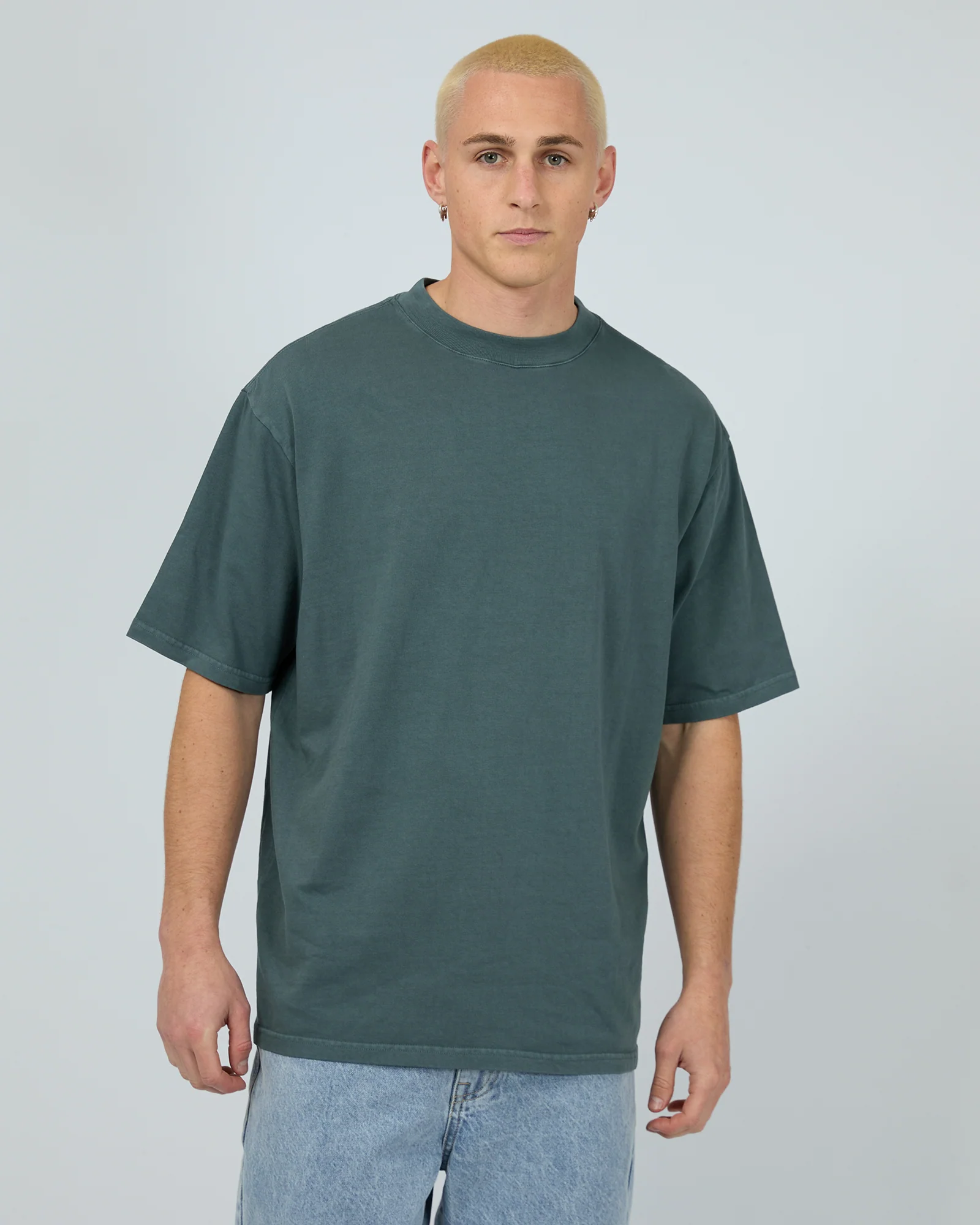 SILENT THEORY Heavy weight tee - Blue