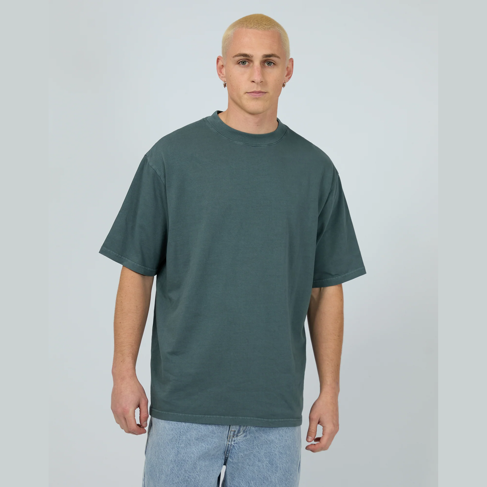 SILENT THEORY Heavy weight tee - Blue