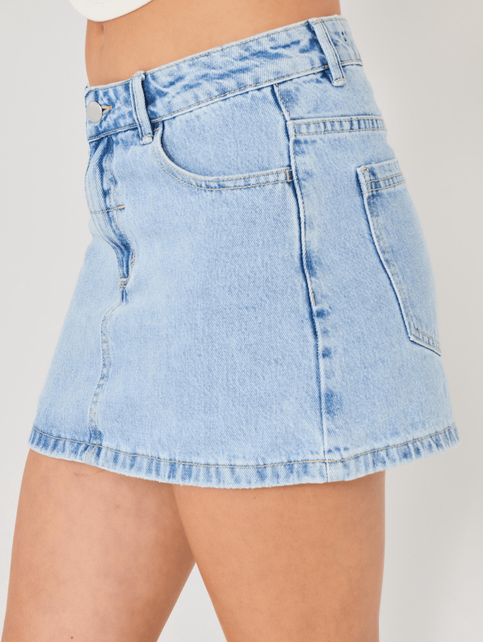 THRILLS S Sophie mid rise mini skirt - Ageless blue
