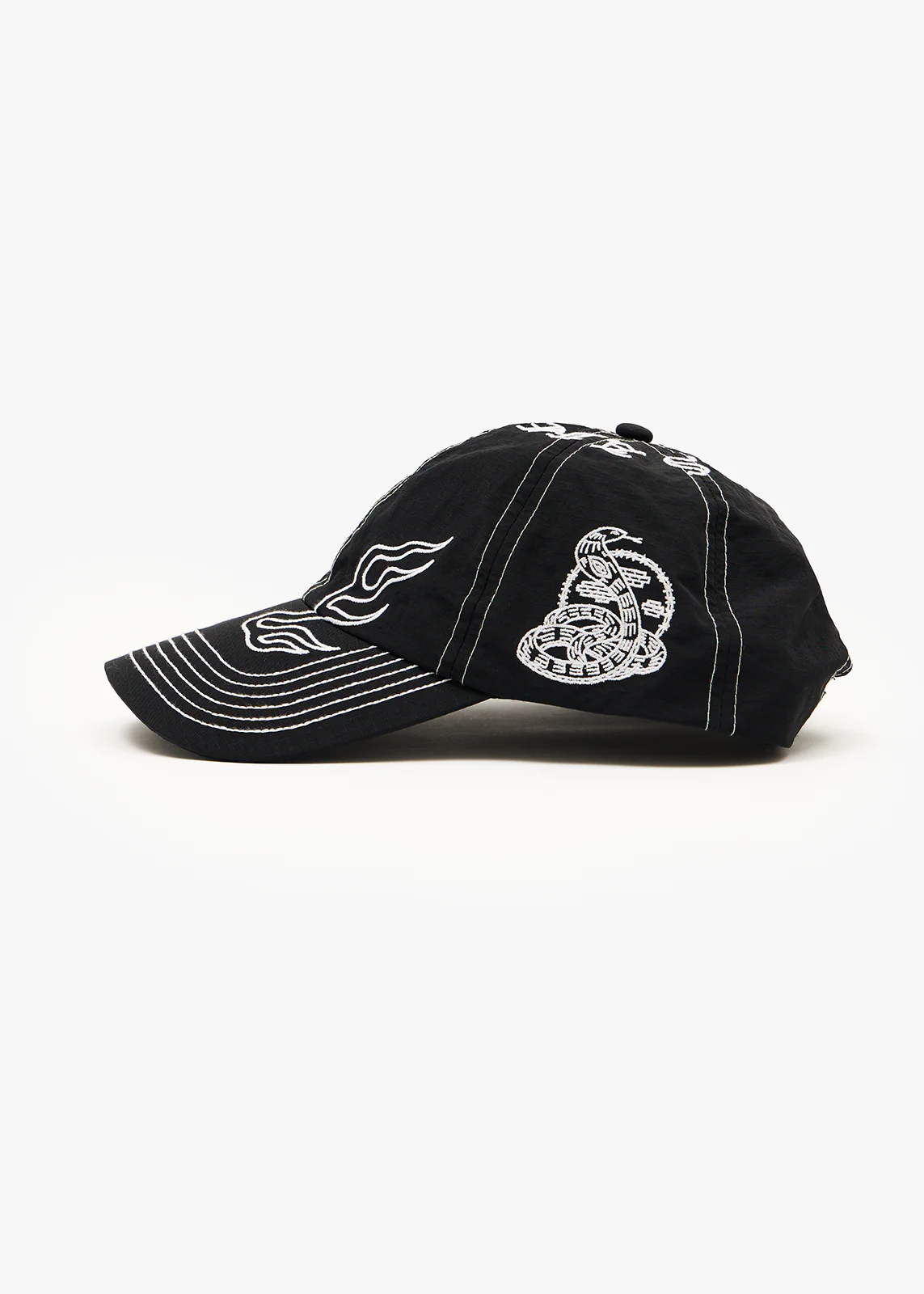 AFENDS Motor six panel cap -Black