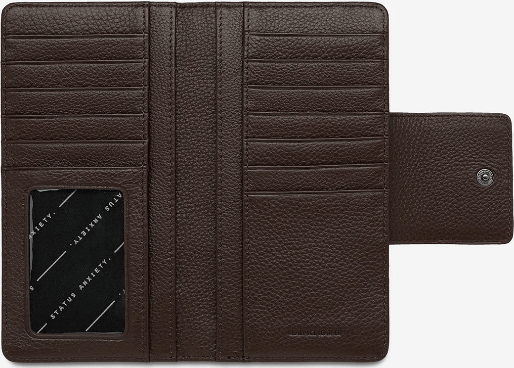 STATUS ANXIETY Ruins Wallet - Cocoa