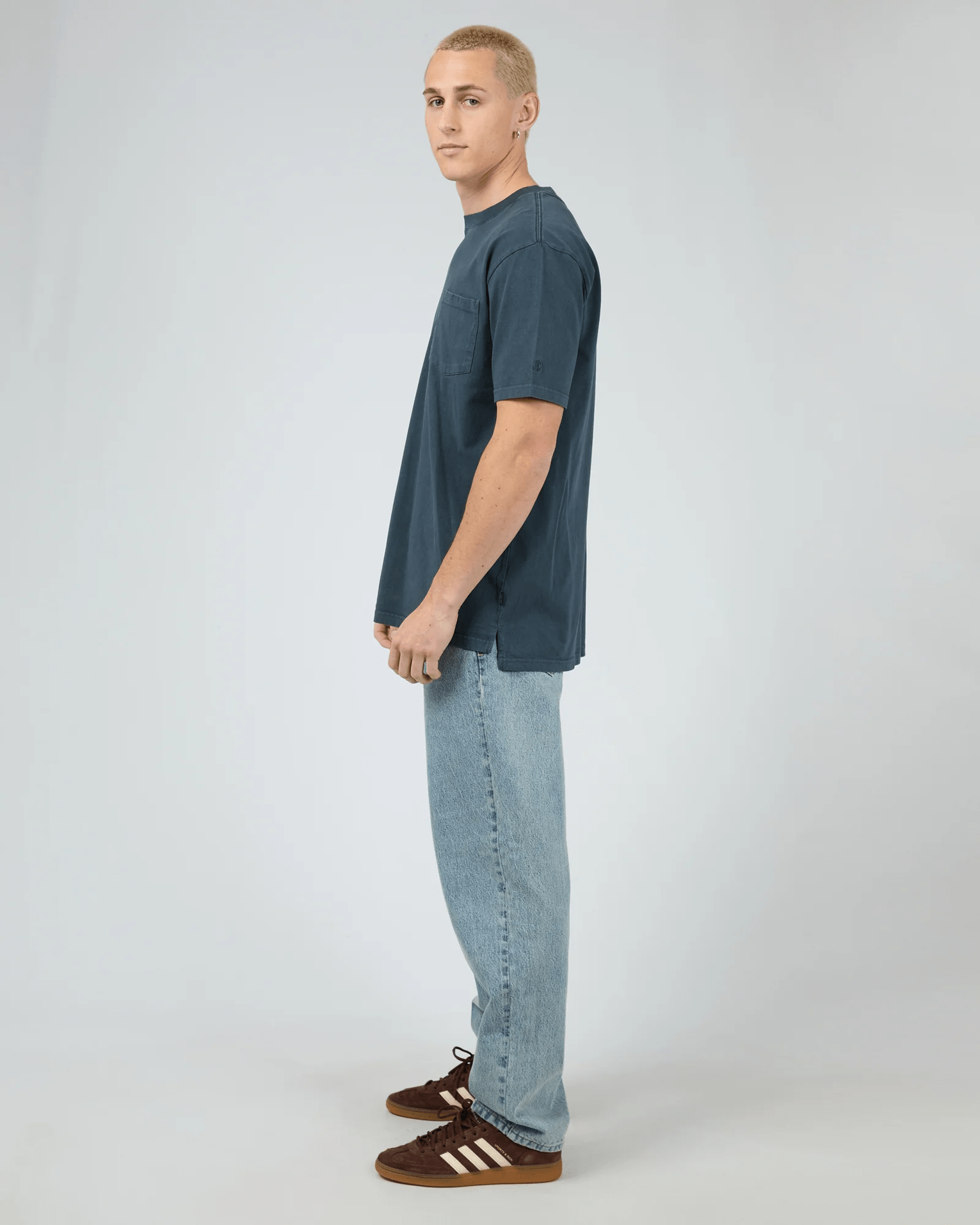 SILENT THEORY Surplus pocket tee - Navy
