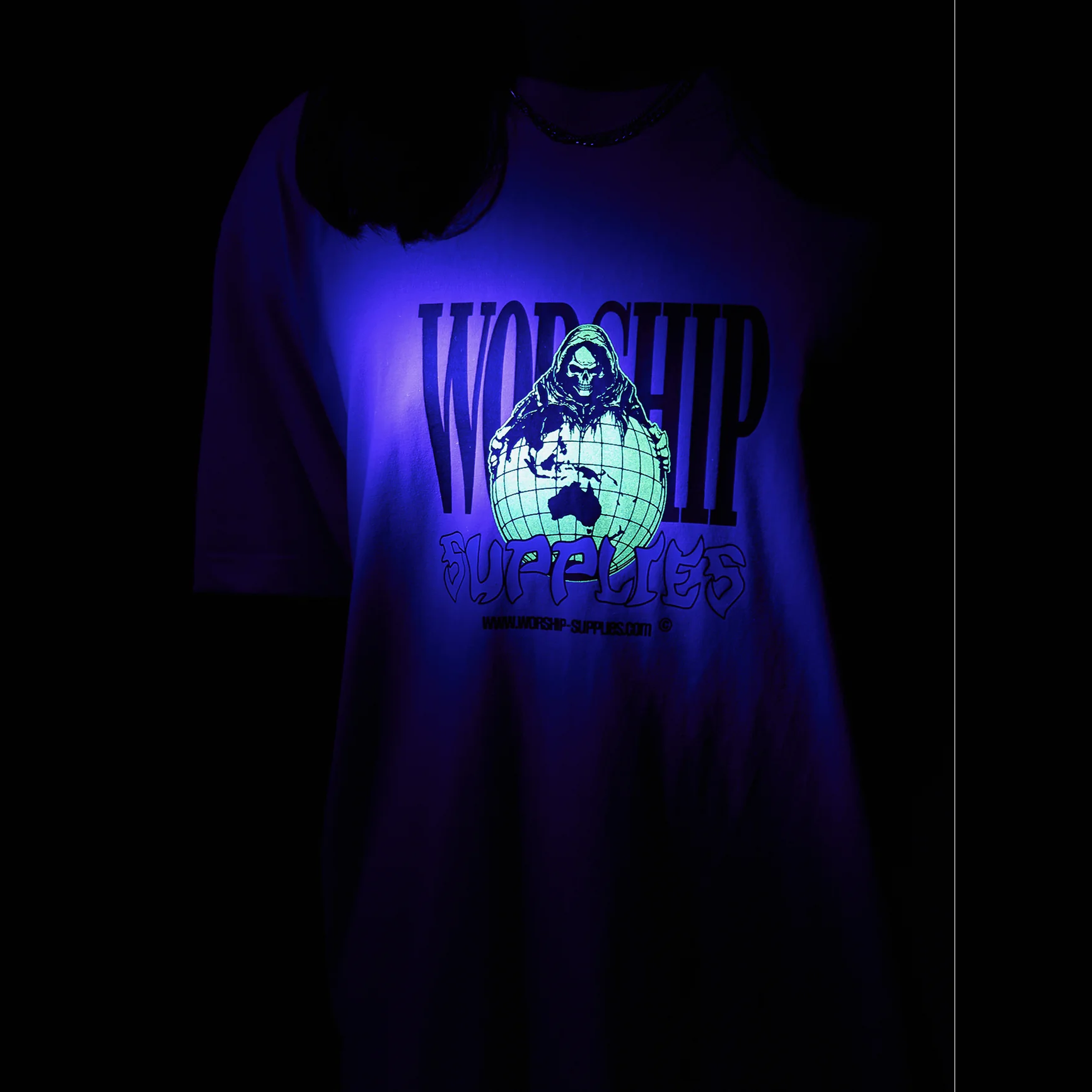WORSHIP Domination tee - lilac chiffon