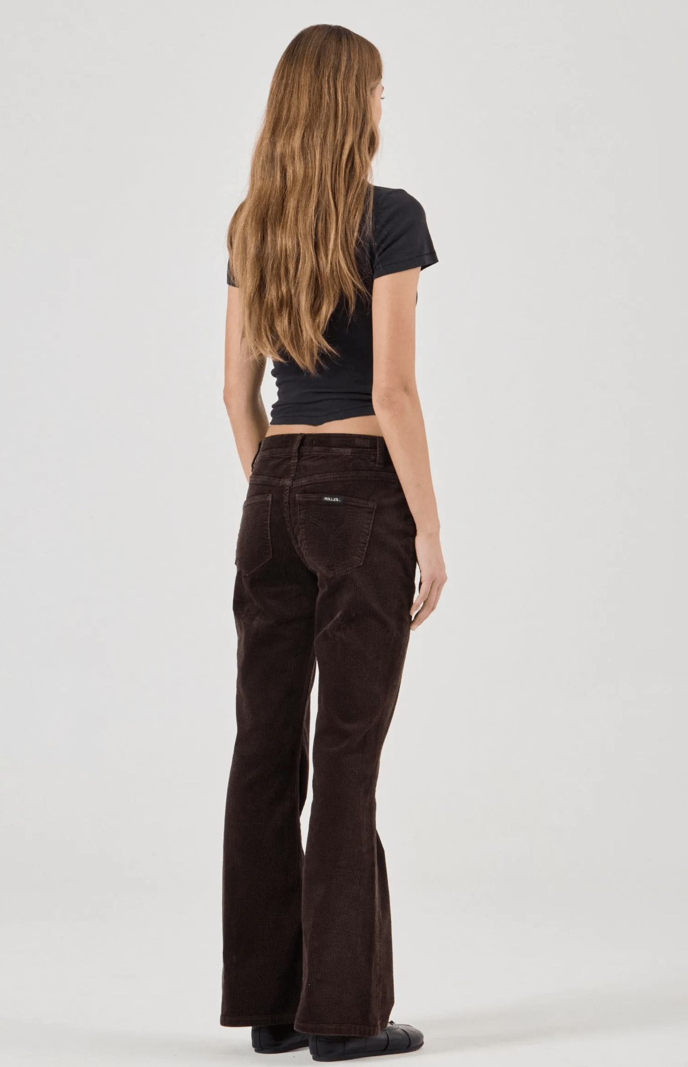 ROLLA'S Downtown flare jean - Expresso cord