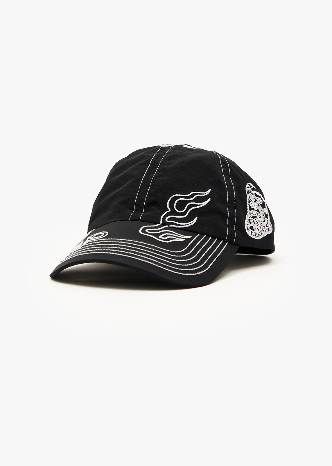 AFENDS Motor six panel cap -Black