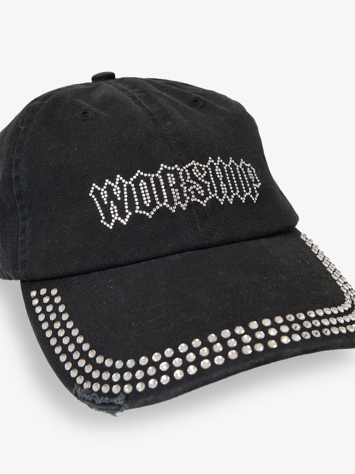 WORSHIP Glitz Canvas Dad Hat - Black
