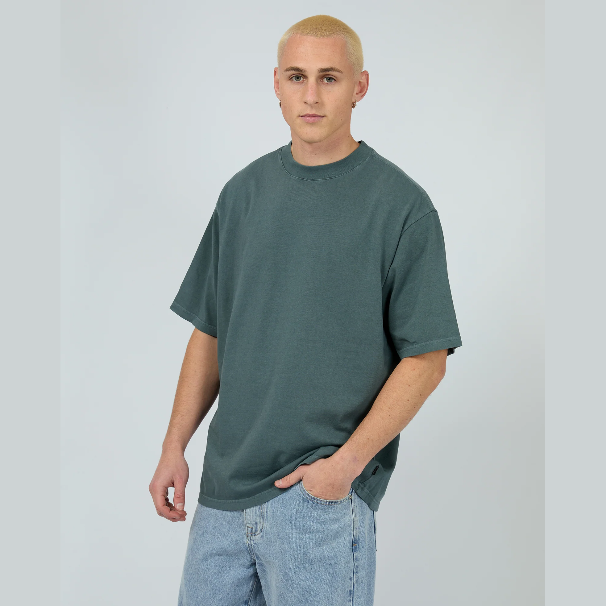 SILENT THEORY Heavy weight tee - Blue
