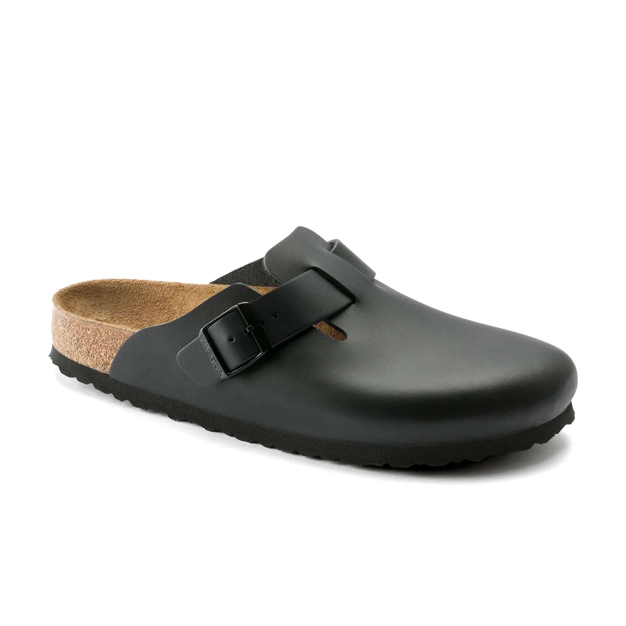 BIRKENSTOCK Boston smooth leather regular - Black