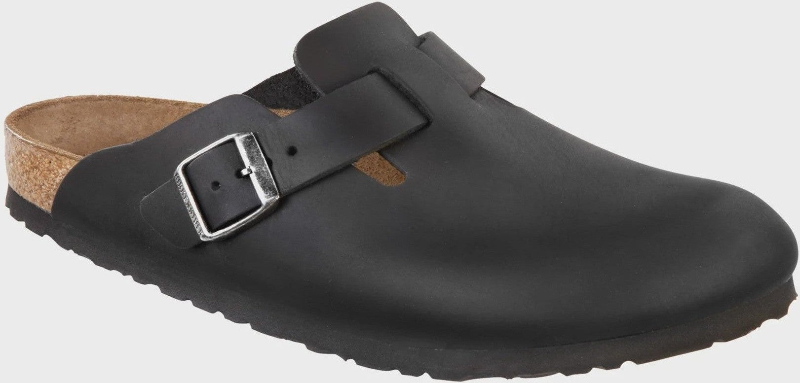 BIRKENSTOCK Boston oiled leather regular - Black