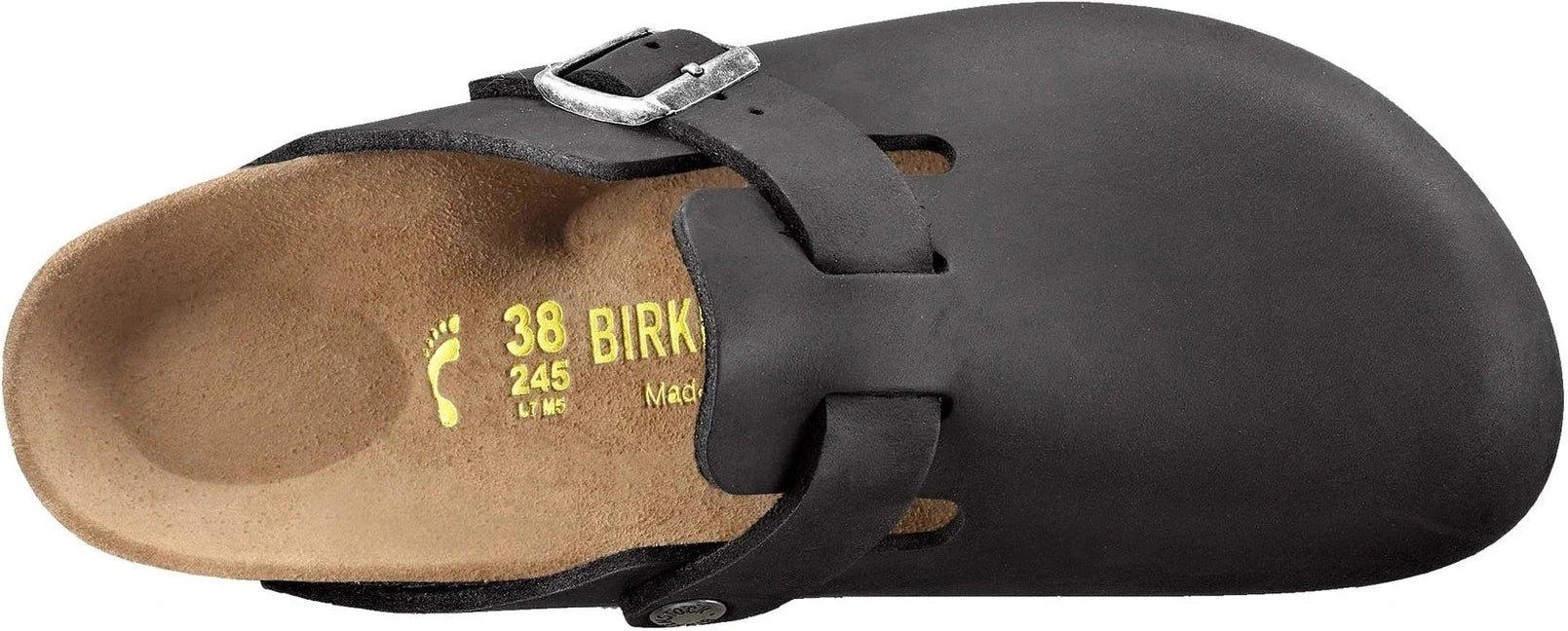 BIRKENSTOCK Boston oiled leather regular - Black