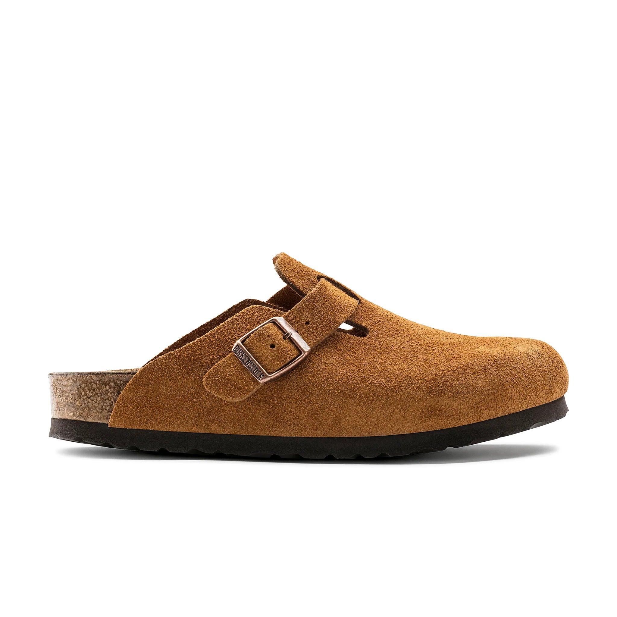 BIRKENSTOCK Boston SFB - Mink suede leather regular