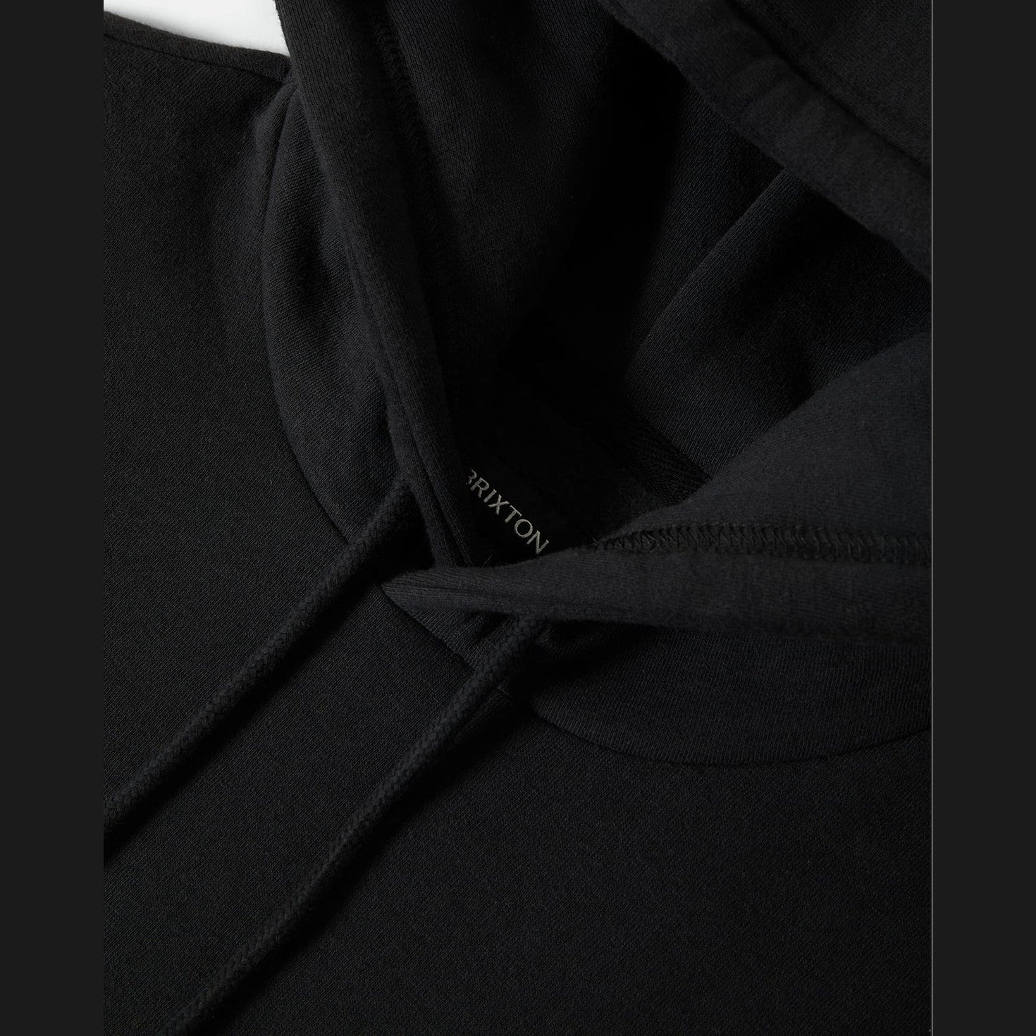BRIXTON Woodburn Label Hoodie - Black