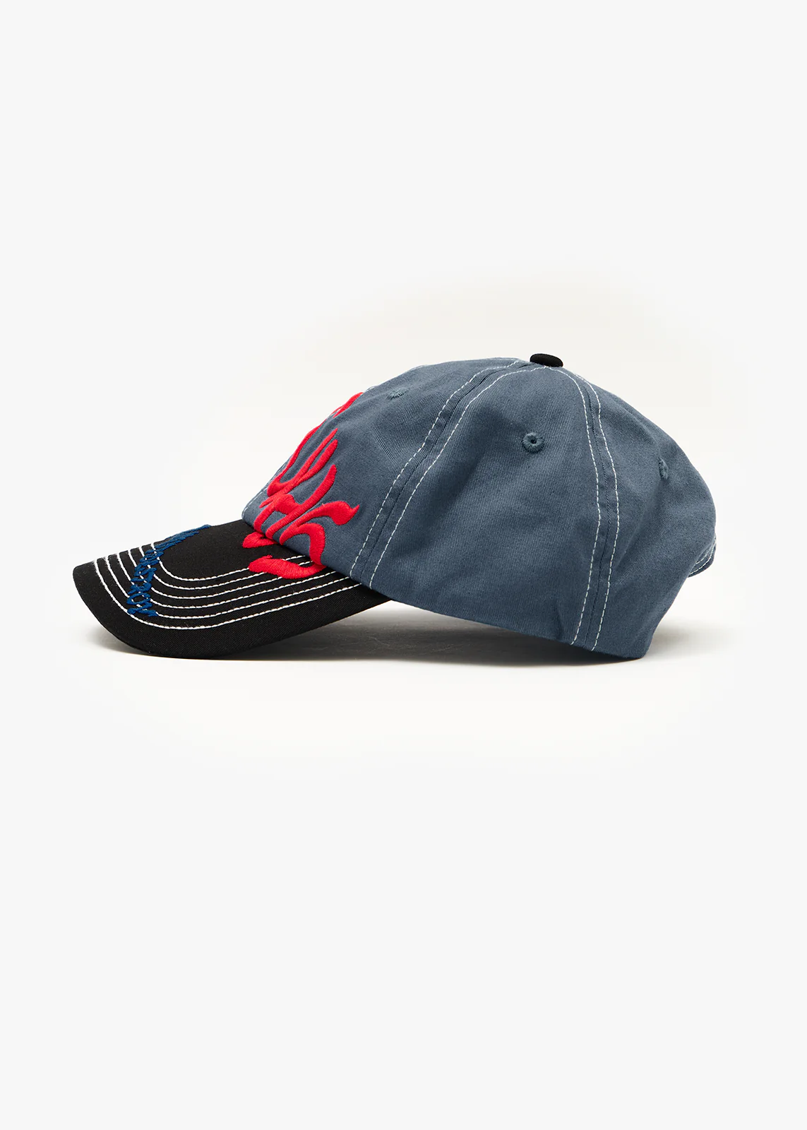 AFENDS Consider six panel cap - Slate blue