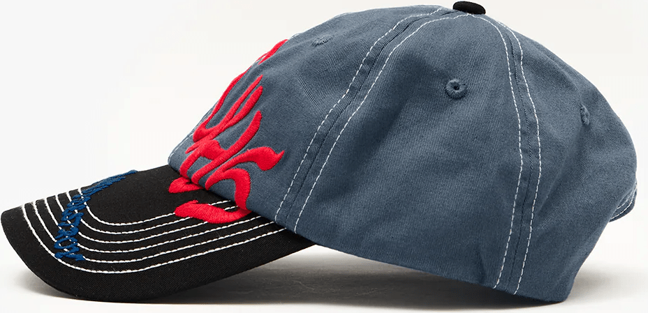 AFENDS Consider six panel cap - Slate blue
