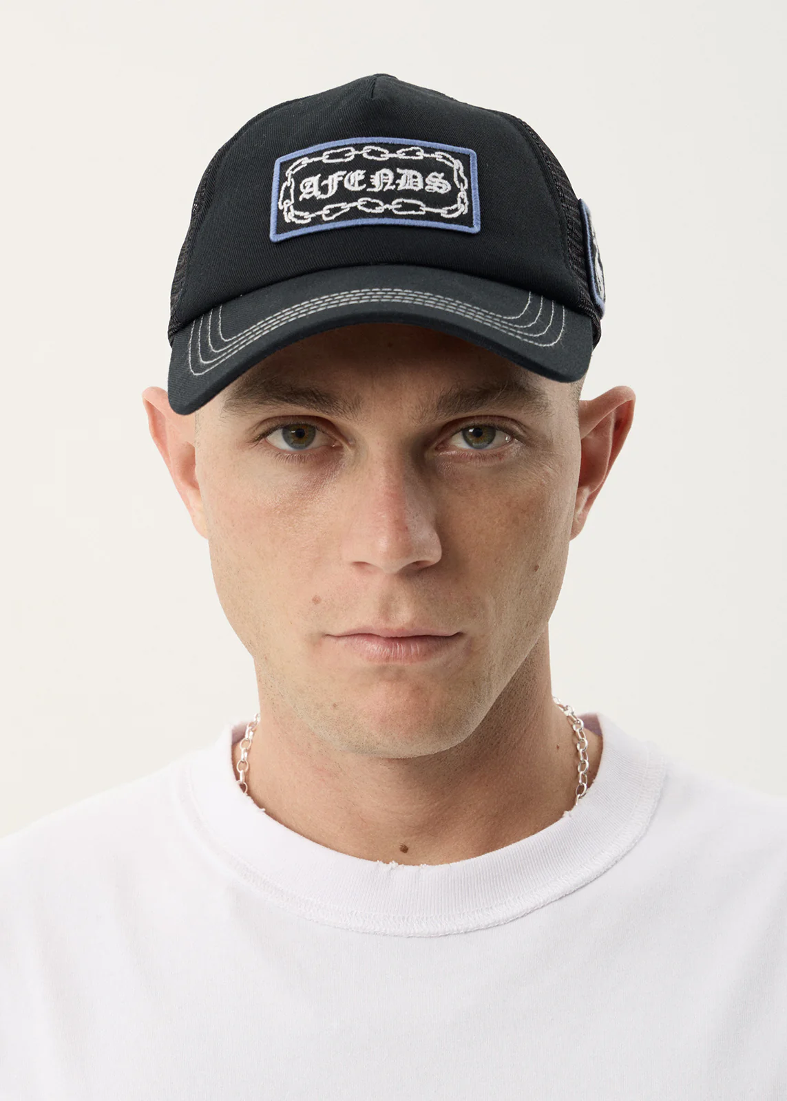 AFENDS Spiritual mesh trucker cap - Black