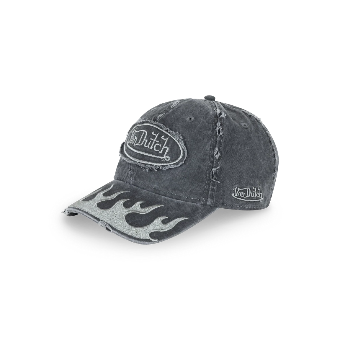 VON DUTCH VD Flames dad cap - Washed black